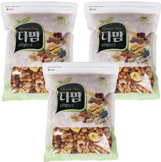 다맘 오리지널 믹스넛, 1kg, 3개