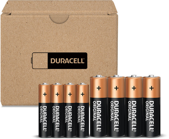 듀라셀 알카라인 보관박스팩 AA 4p + AAA 4p 건전지 세트, 1개