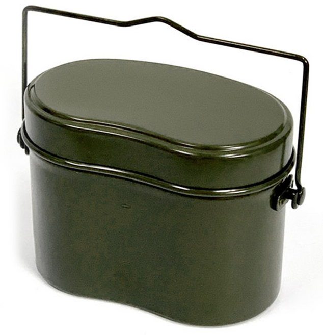 밀리터리 군용 반합, 카키, 1개