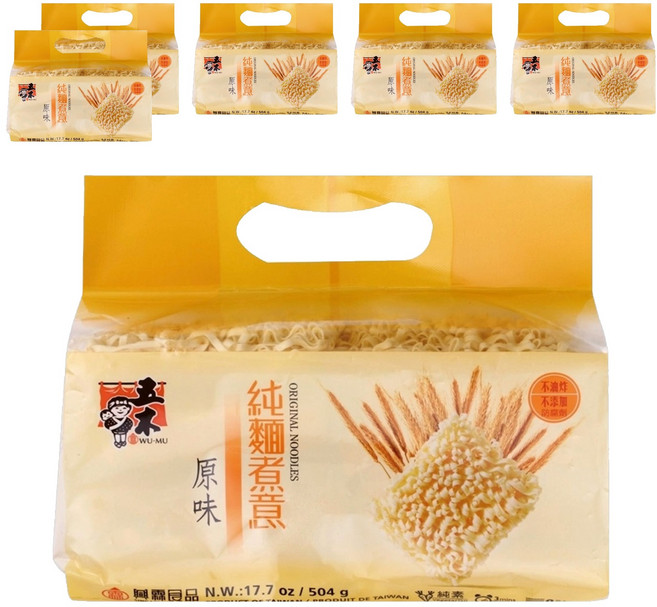 五木 純麵煮意 原味 8入, 504g, 6包