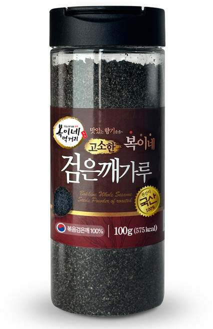 복이네먹거리 국산 고소한 검은깨가루, 100g, 1개