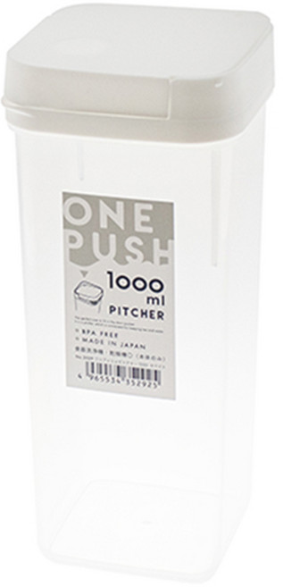 YAMADA 山田化學 冷水壺, 1個, 白, 1L