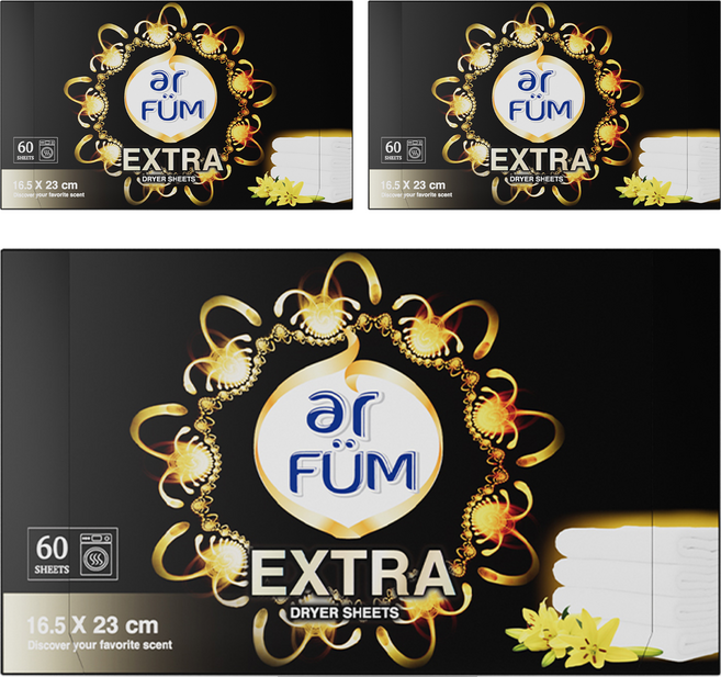 아로퓸 시그니처 드라이시트 허니드 엑스트라향 본품, 60개입, 3개