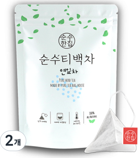 순수한집 연잎차 티백, 1g, 10개입, 2개