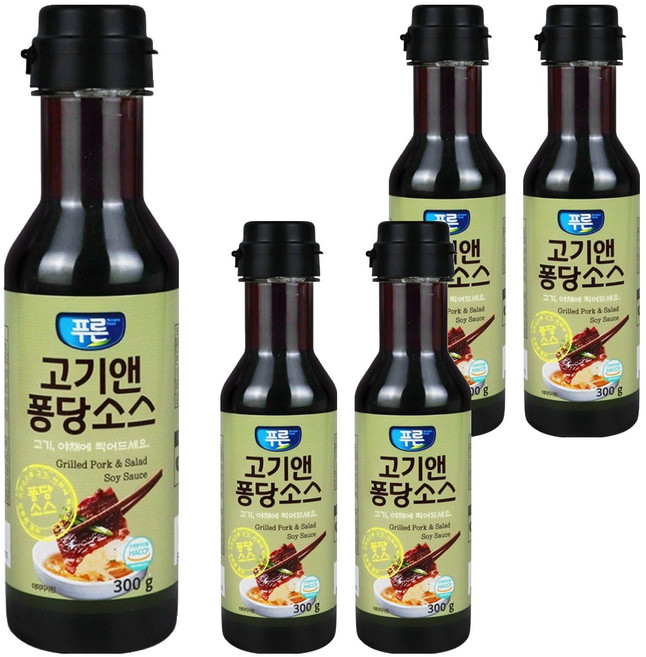 푸른식품 고기엔 퐁당 소스, 300g, 5개