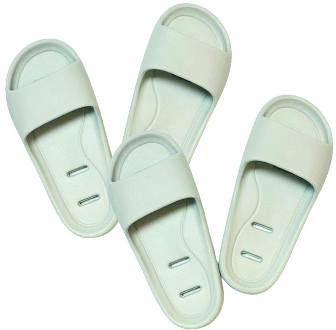 피오르 슬림플러스 아치 발등낮은 발편한 욕실화, 2개, 빈티징 베이지