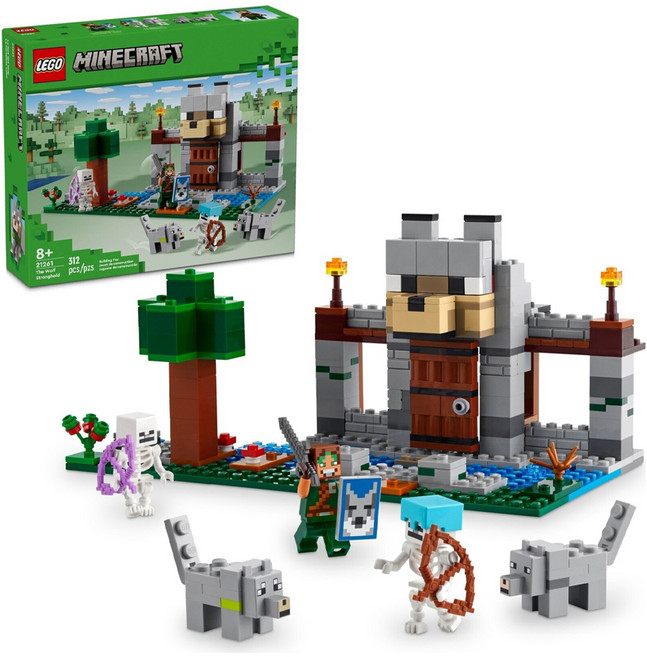 LEGO 樂高 21261 惡狼要塞 The Wolf Stronghold 8歲以上, 1盒