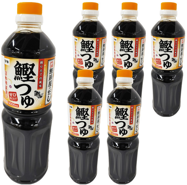 Yamaki 雅媽吉 甘口鰹魚露, 1L, 6瓶