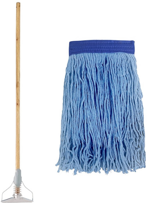 데일드 막철마포대 120cm + 마포걸레 400g 세트, 혼합색상(마포대), 연청(마포걸레), 1세트