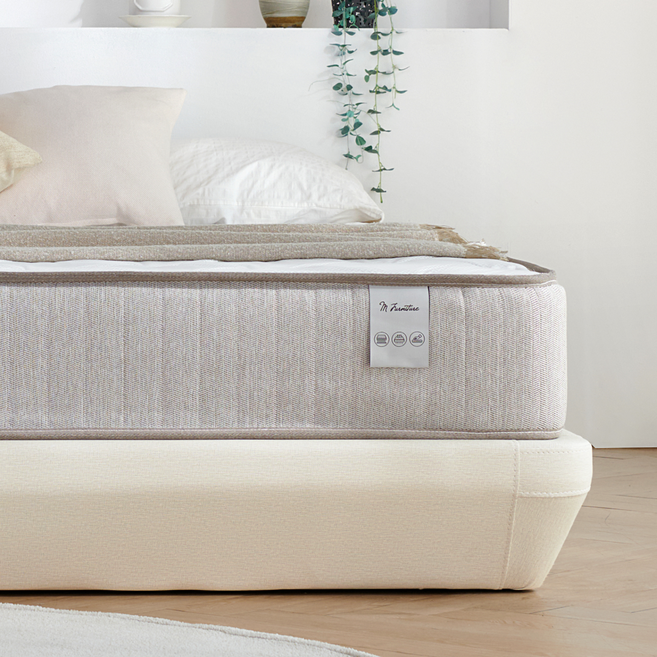 엄마가구 웨이브 밸런스 본넬스프링 매트리스, 220mm, 미디엄하드