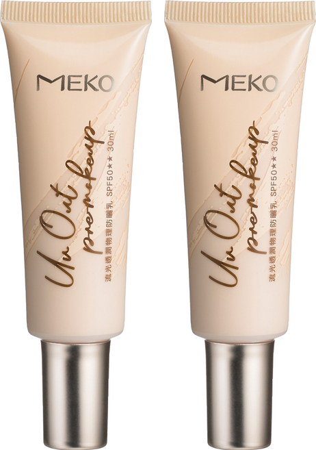 MEKO Uv Out Pre-makeup 流光透潤物理防曬乳 SPF50 EB-055 01晨曦, 2條, 30ml