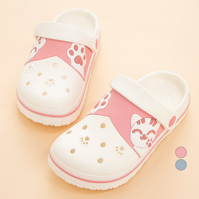 롤리트리 아동용 고양이 디자인 EVA 샌들