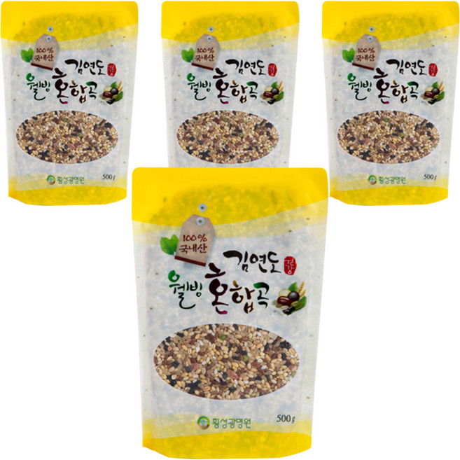 횡성광명원 김연도 웰빙 혼합곡, 500g, 4개