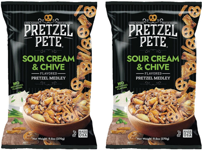 酸奶油與細香蔥椒鹽蝴蝶餅, 270g, 2個