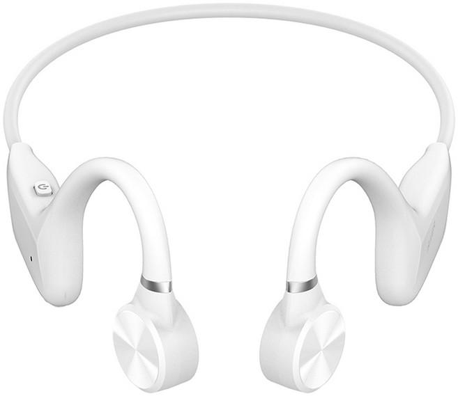 아이리버 블루투스 골전도타입 이어폰 IB-SH60 WHITE 8시간 액티브노이즈캔슬링(ANC) 방수가능