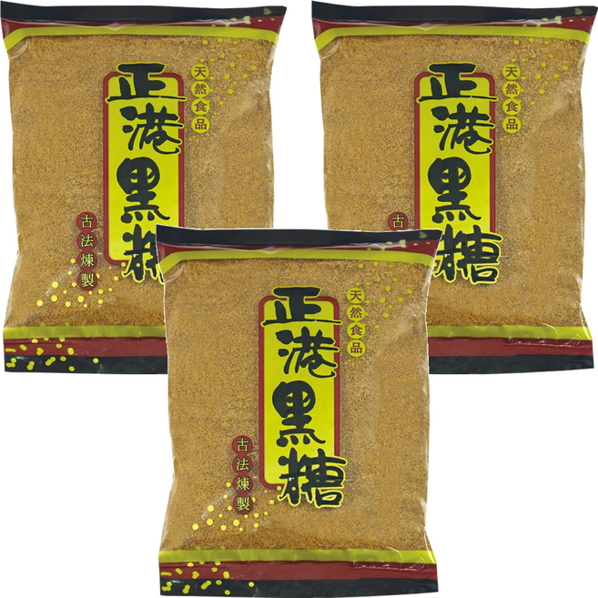 媽媽家食品 正港黑糖, 450g, 3包