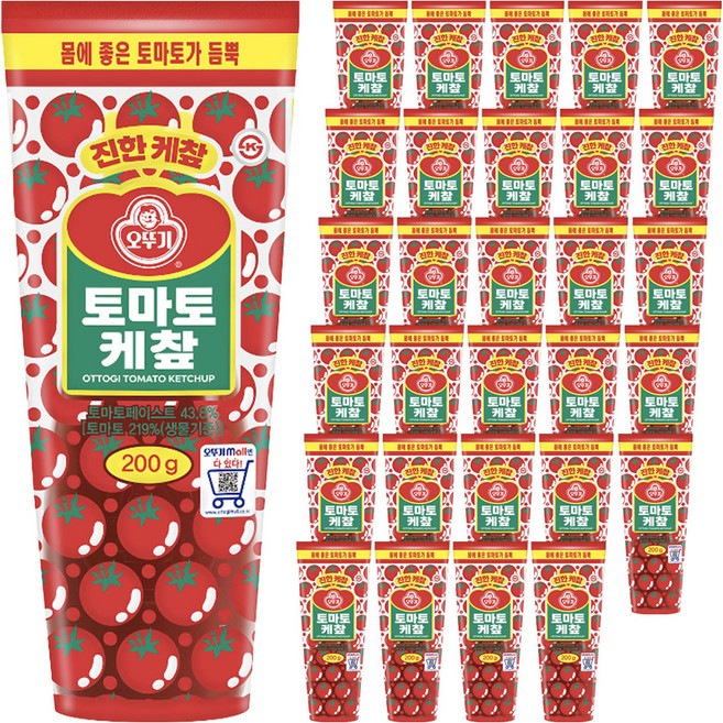 오뚜기 토마토 케챂, 200g, 30개