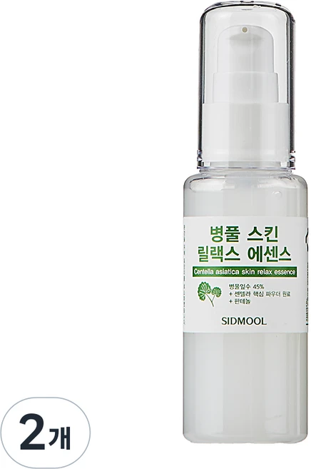 시드물 병풀45 스킨 릴랙스 진정케어 에센스, 2개, 50ml - 쿠팡