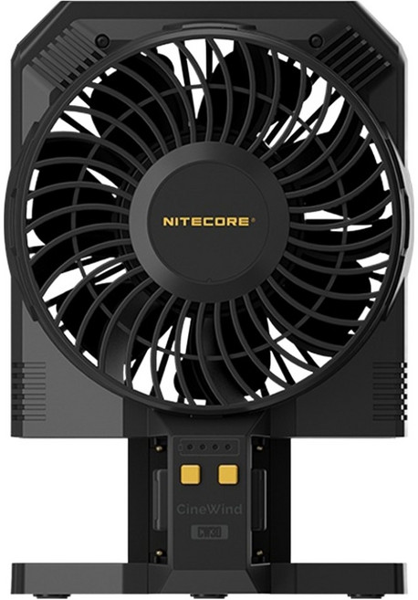 NITECORE 奈特科爾 Cine Wind 便攜式影像造型風機 多種器材接口 SONY NP-F系列電池適用, 黑色, CW30