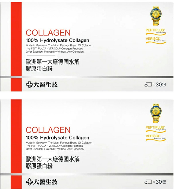 大醫生技 德國水解膠原蛋白粉, 6g, 30包, 2盒