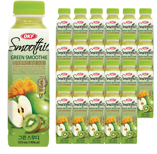 오케이에프 그린스무디, 24개, 350ml