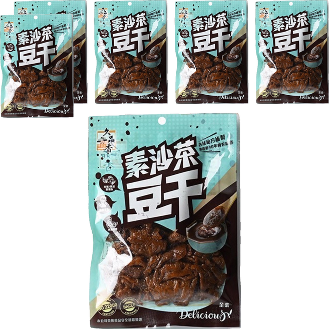 久品香 素沙茶豆干, 120g, 6包