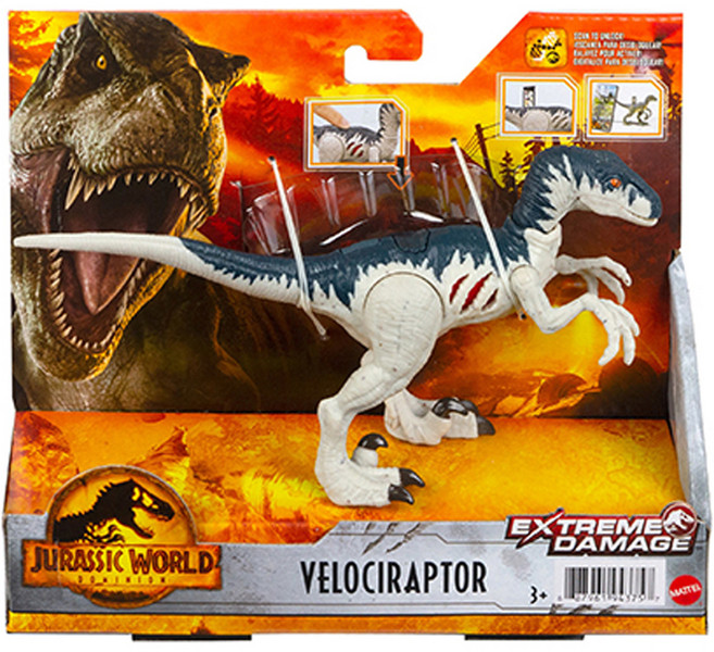 마텔 쥬라기월드 데미지 다이노 피규어, 랜덤발송, 1개