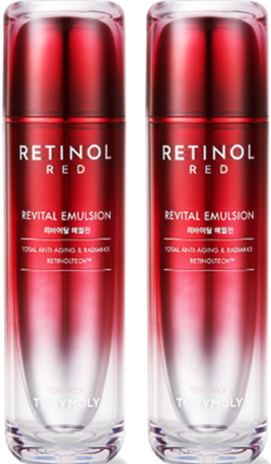 TONYMOLY Red視黃醇亮白撫紋再造潤膚乳, 120ml, 2瓶