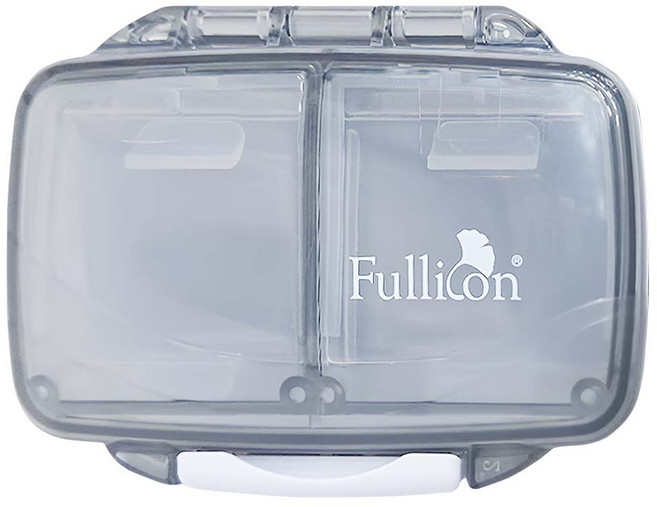Fullicon 護立康 防潮4格保健盒 灰色, 1個