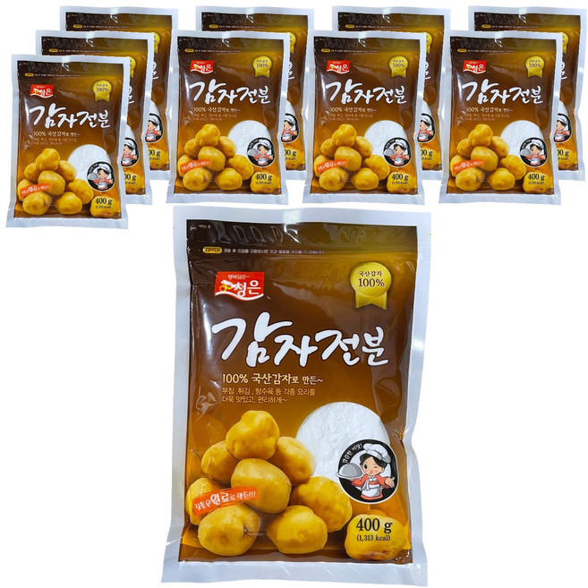 청은에프엔비 감자전분, 400g, 10개