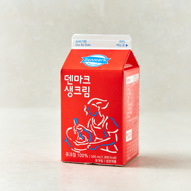 덴마크 생크림, 500ml, 1개