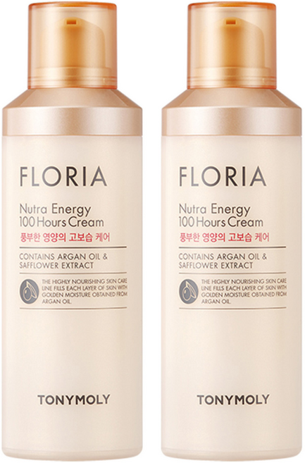 토니모리 플로리아 뉴트라 에너지 100시간 크림, 100ml, 2개