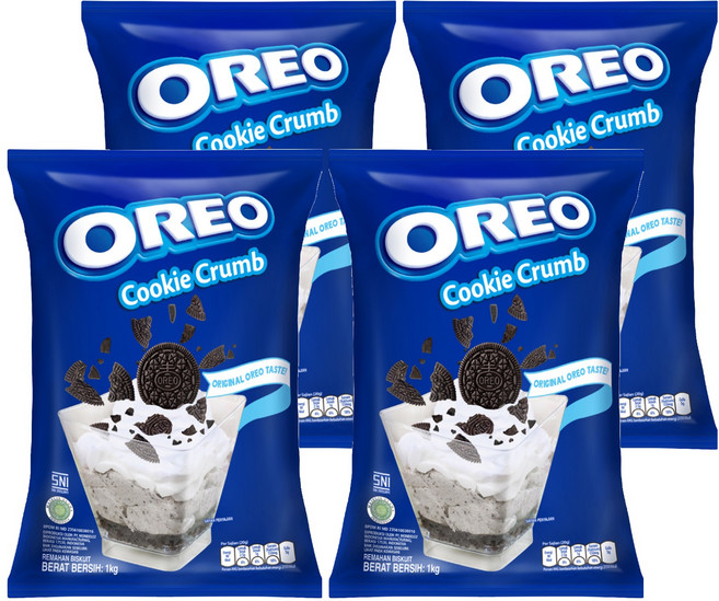 OREO 奧利奧 餅乾碎塊, 4包, 1000g