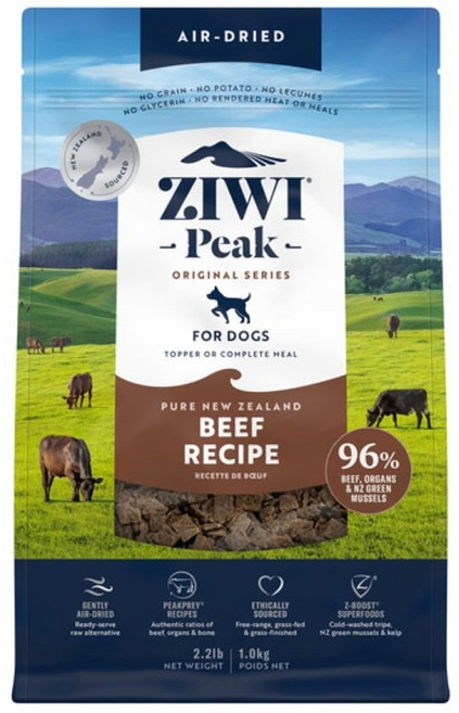 ZIWI Peak 滋益巔峰 經典系列 全齡狗飼料, 牛肉, 1kg, 1袋