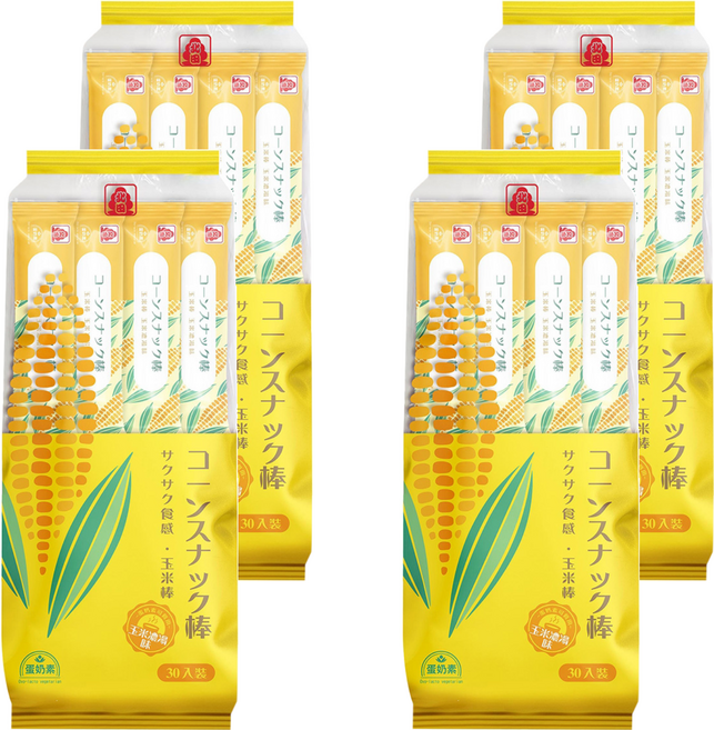 北田 玉米棒 玉米濃湯味, 210g, 4袋