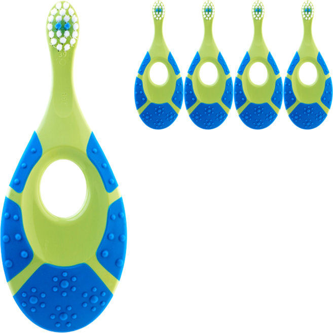 조르단 스텝 1단계 영유아칫솔, 랜덤 발송, 1개입, 5개