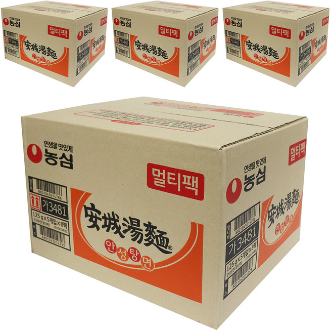 농심 안성탕면 125g, 160개