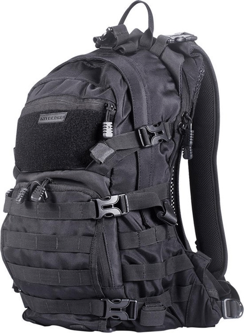 NITECORE 奈特科爾 雙肩背包多隔層加厚背帶可拆缷MOLLE/戶外旅行通勤背包 可放13吋NB, 黑色