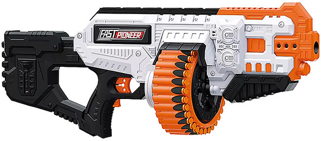 FAST PIOnEER 電動連發軟彈槍 BIG505K, 1個, 白色