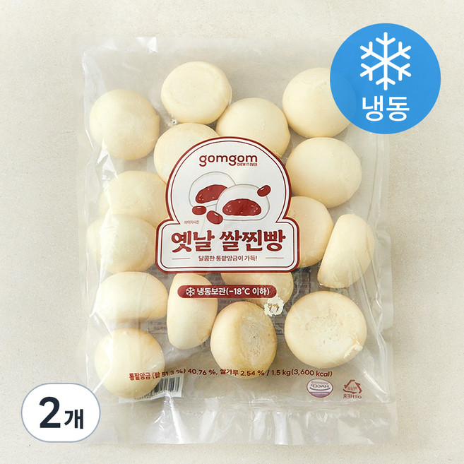 곰곰 옛날 쌀찐빵 (냉동), 1.5kg, 2개, 1개입