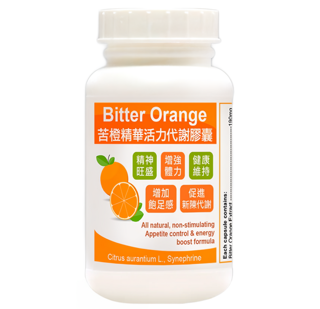 Healthwomen 赫而司 Bitter Orange 苦橙精華活力代謝膠囊 90顆, 85g, 1罐