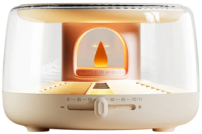 SOTHING 向物 氛圍恆溫暖杯墊 415g 45-70°C溫控可調整 8H斷電保護, 燭光 杏色, 1盒