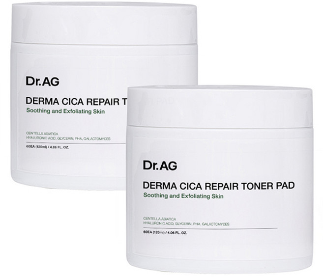 닥터에이지 시카 진정 필링패드 120ml, 60매입, 2개