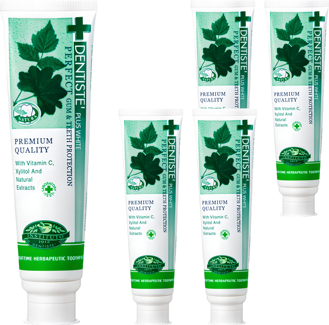 덴티스테 플러스 화이트 치약, 160g, 1개입, 5개