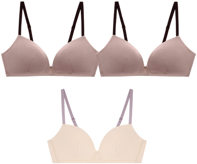 컴포트랩 뉴 코튼 베이직 브라렛 3p 세트