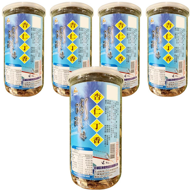 澎湖區漁會 澎湖之味 杏仁小魚, 230g, 5瓶