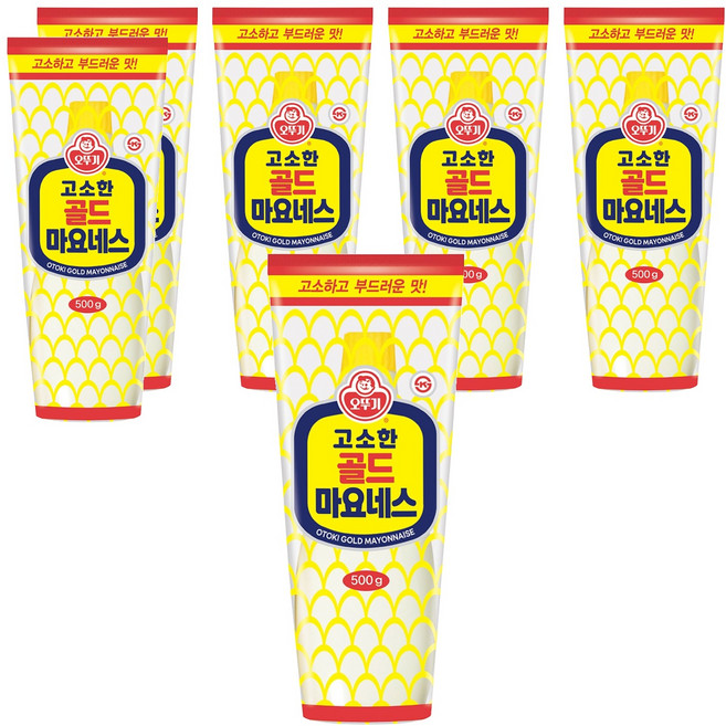 오뚜기 고소한 골드 마요네스, 500g, 6개