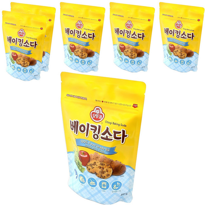 OTOKI 不倒翁 食用級小蘇打粉, 400g, 6個