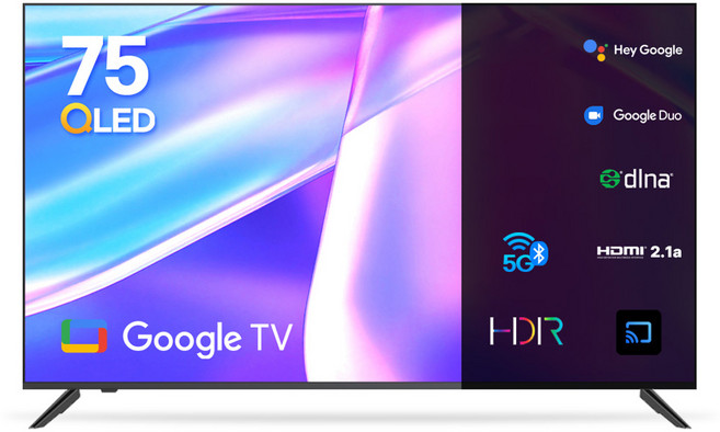 이노스 4K UHD QLED 제로 베젤 스마트 TV, 189cm(75인치), S7511KU, 무타공 벽걸이형(추가비용발생), 방문설치