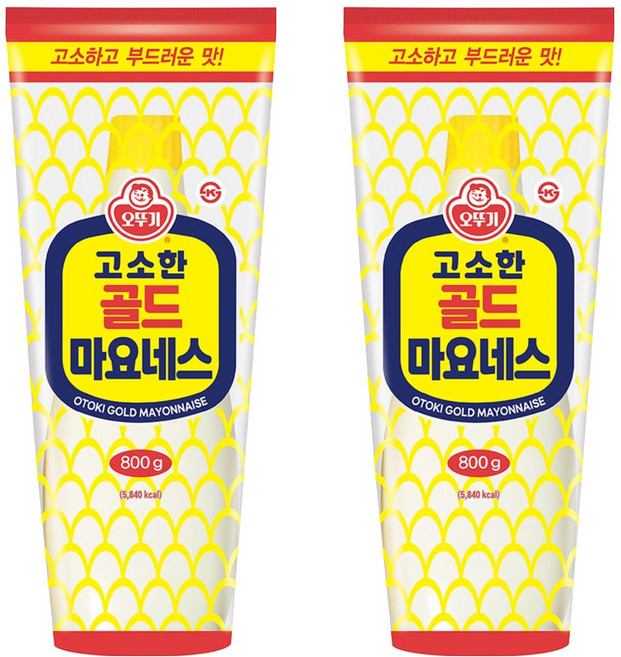 오뚜기 고소한 골드 마요네스, 800g, 2개